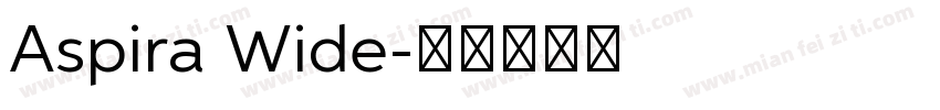 Aspira Wide字体转换